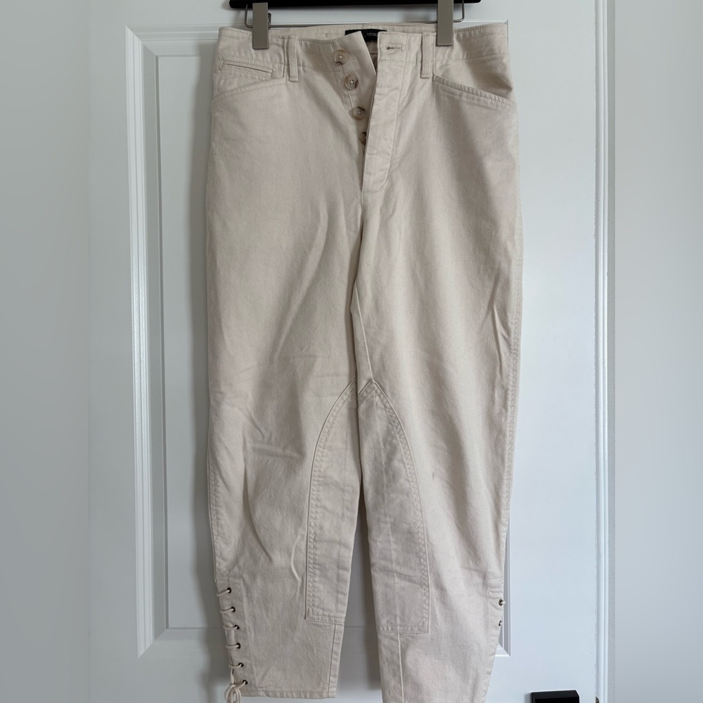 Banana Republic Cream Riding Pant